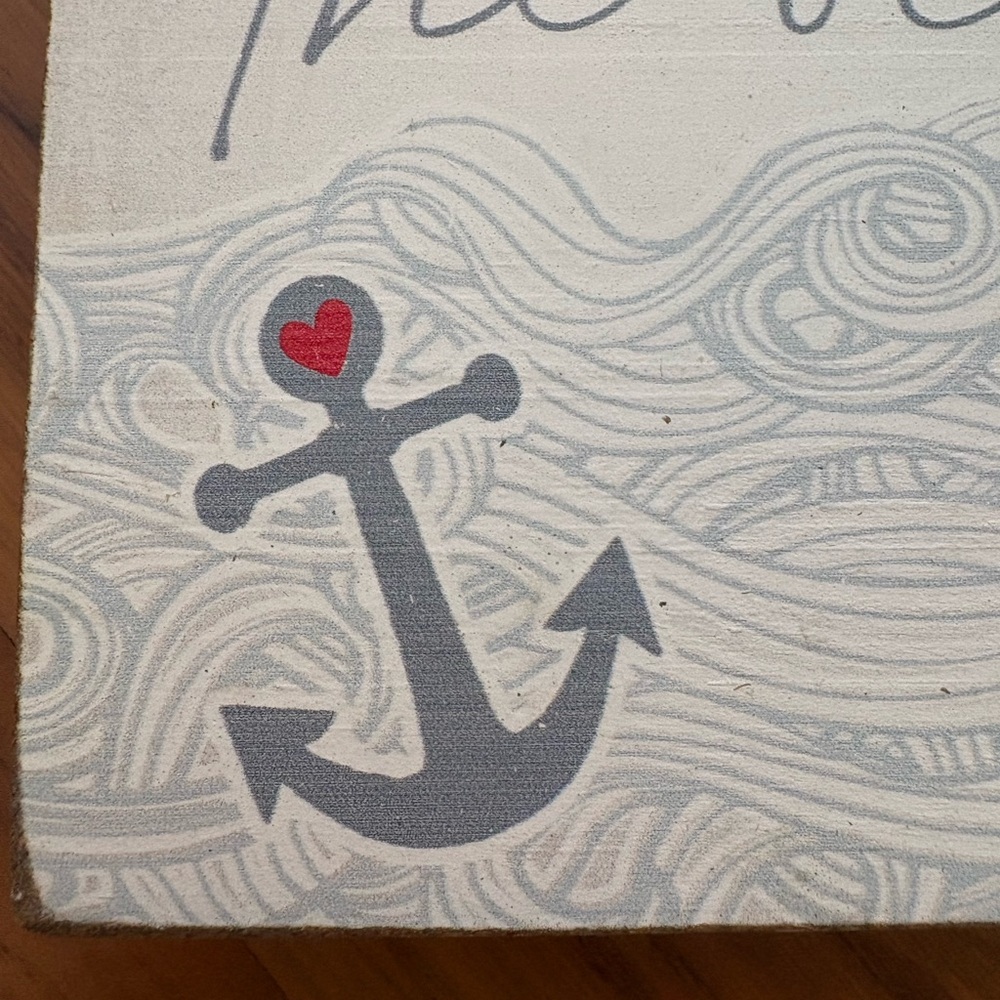 Rustic Marlin Ocean Decor Block - Picture 2 of 6